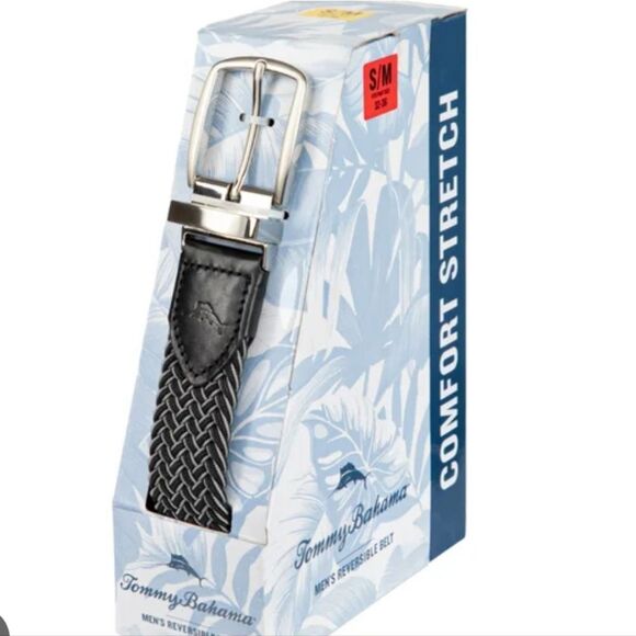 Tommy Bahama Men's Stretch Braided Reversible Belt - Picture 4 of 6